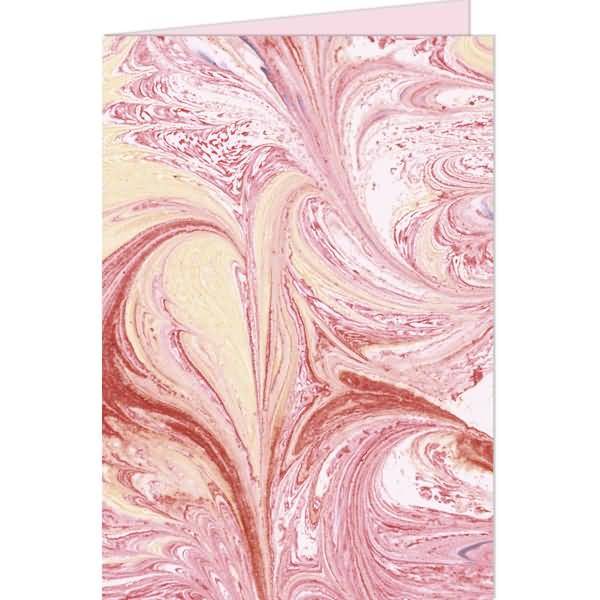 Grußkarten+Umschläge Art 11,3x16,5cm VE=5 Sets rose