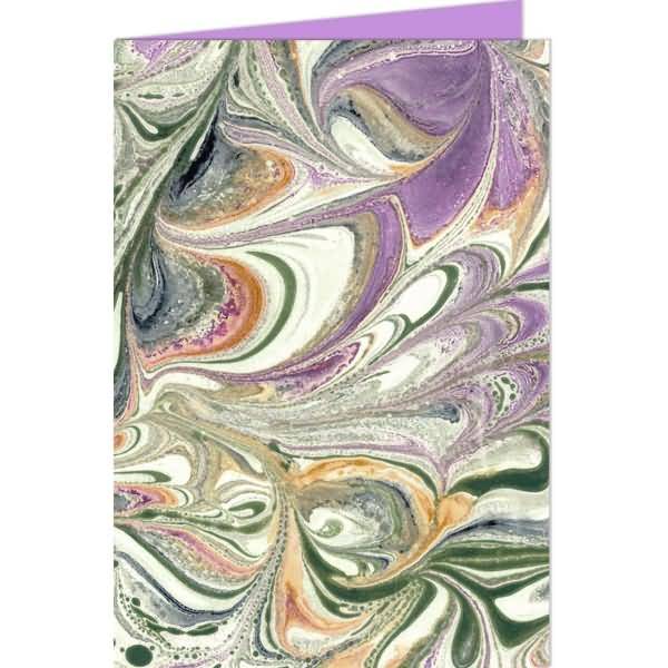 Grußkarten+Umschläge Art 11,3x16,5cm VE=5 Sets violett