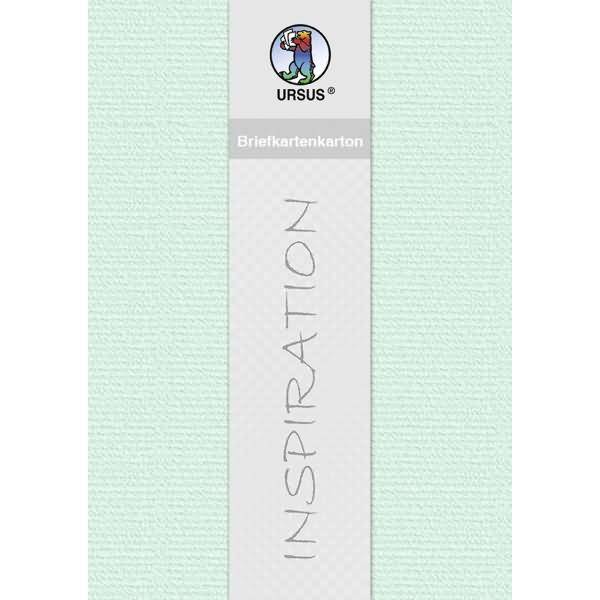 Briefkartenkarton gerippt 220g/qm A4 VE=5 Blatt mint