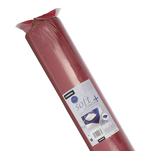 Tischdecke, stoffähnlich, Vlies "soft selection plus" 25 m x 1,18 m bordeaux. Material: Vliesstoff. Farbe: bordeaux