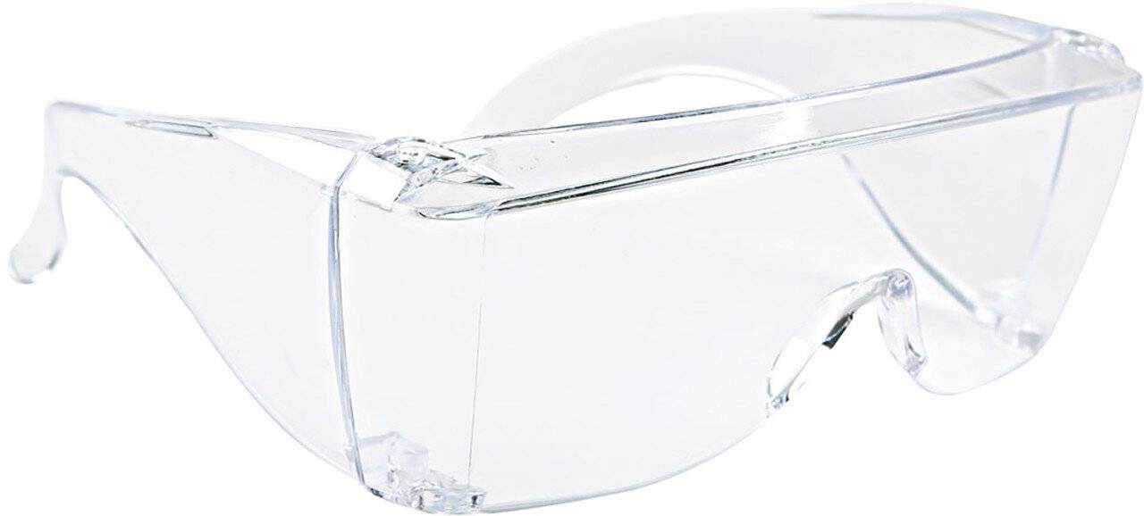 Hygostar Allzweckschutzbrille, transparent für Brillenträger geeignet