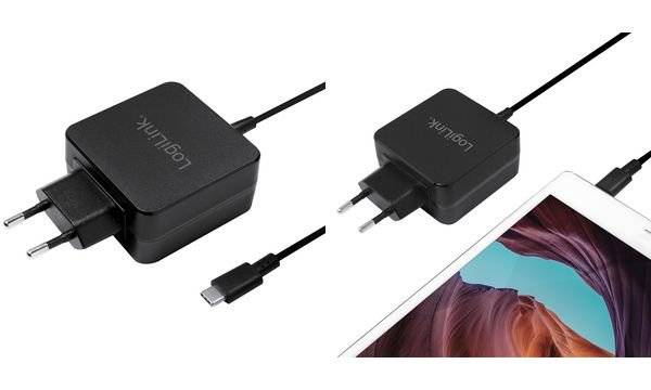 LogiLink USB Ladegerät USB-C, 45W schwarz
