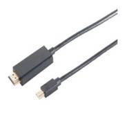 shiverpeaks BS10-53035, 2 m, Mini DisplayPort, HDMI, Männlich, Männlich, Gold