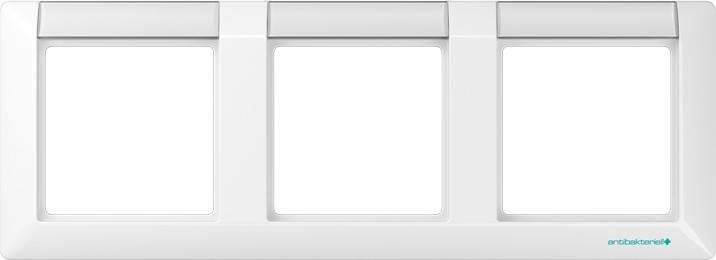 Jung Rahmen 3-fach aws ABAS 5830 NA WW