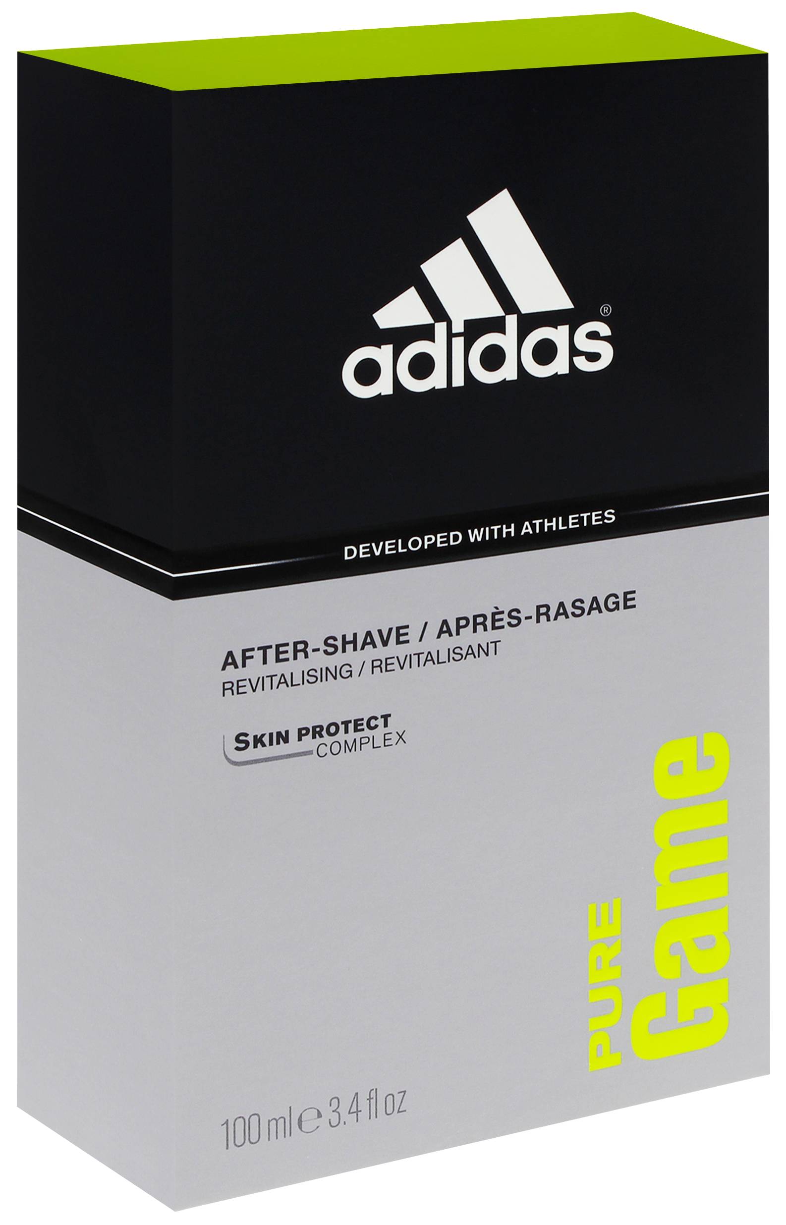 Adidas Pure Game After-Shave Lotion for Men, 100 ml