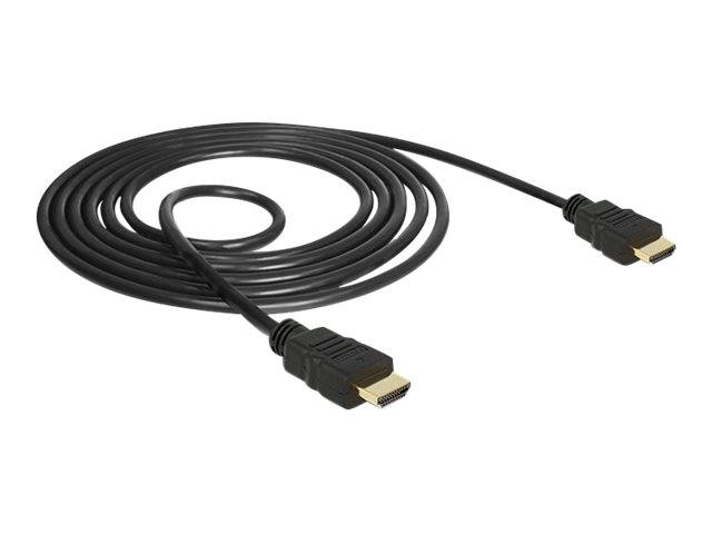 Delock - HDMI-Kabel mit Ethernet - HDMI männlich zu HDMI männlich