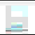 Karea Klingeltaster mit Namensschild + Rahmen, VDE Zertifiziert, Unterputz mit Steckklemme, in weiß