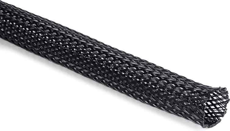 HellermannTyton Polyester Geflechtschlauch HLB35 BK 10m