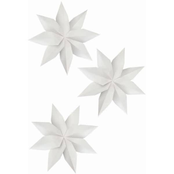 Fenstersterne transparent VE=80 Blatt 6x16cm weiß