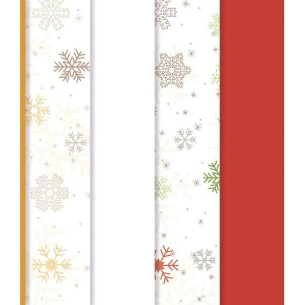 Fenstersterne transparent VE=80 Blatt 6x16cm 5 Farben Sortierung 5