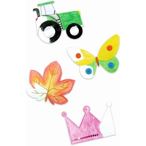 Formen blanko 300g/qm zum Selbstgestalten VE=20 Blatt