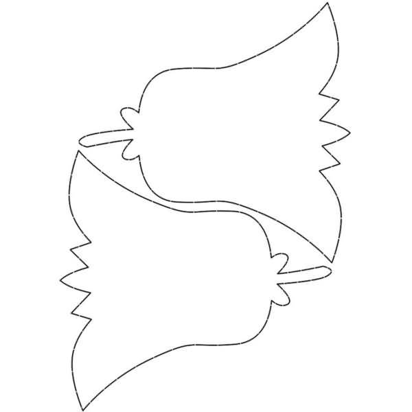 Formen blanko 300g/qm zum Selbstgestalten VE=20 Blatt