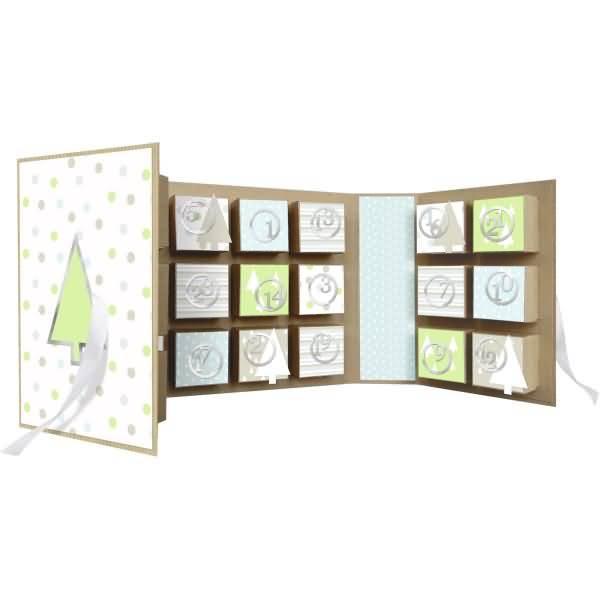Adventskalender Tannenbäume