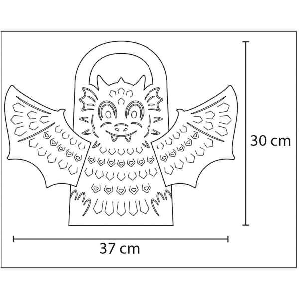 Leuchttasche Drachen
