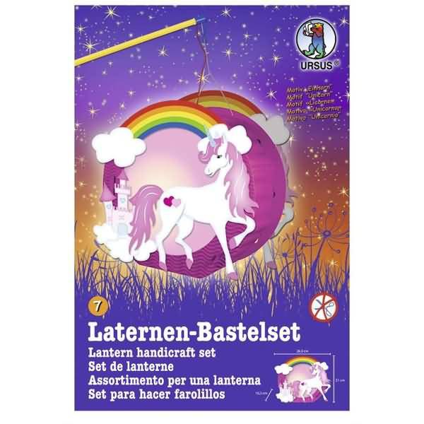 Laternen-Bastelset Easy Line 07 Einhorn