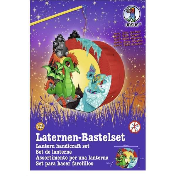 Laternen-Bastelset Easy Line 12 Baby Drachen
