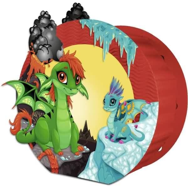 Laternen-Bastelset Easy Line 12 Baby Drachen
