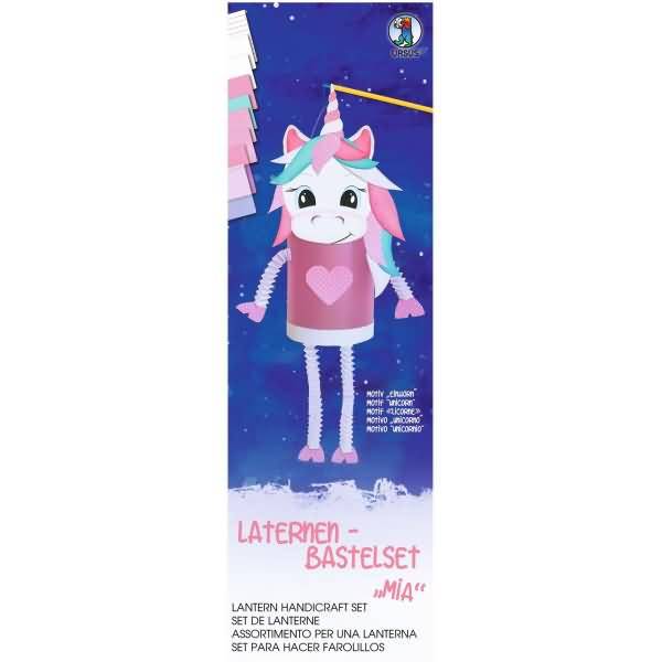 Laternen-Bastelset Einhorn