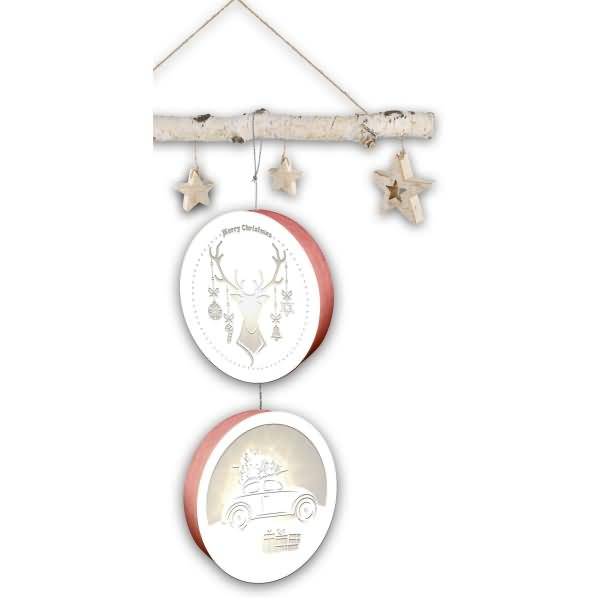 Light Boxes 15,3cm Car&Reindeer
