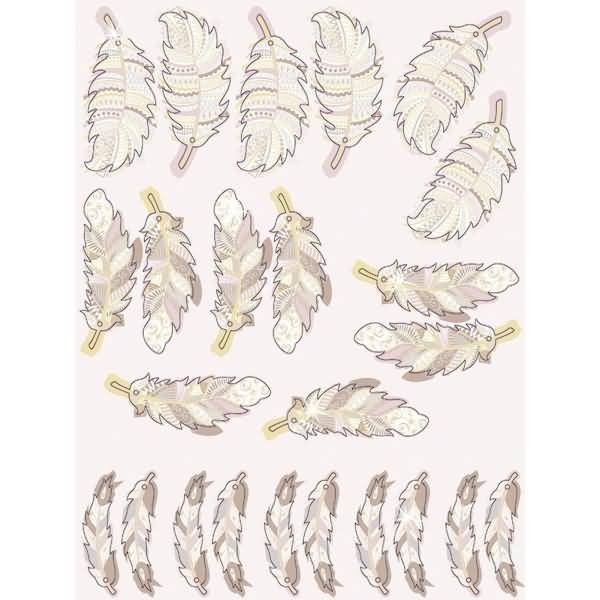 Deko-Set Traumfänger rose/gold
