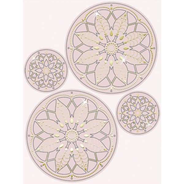 Deko-Set Traumfänger rose/gold