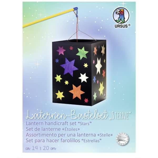 Laternen-Bastelset 300g/qm Sterne