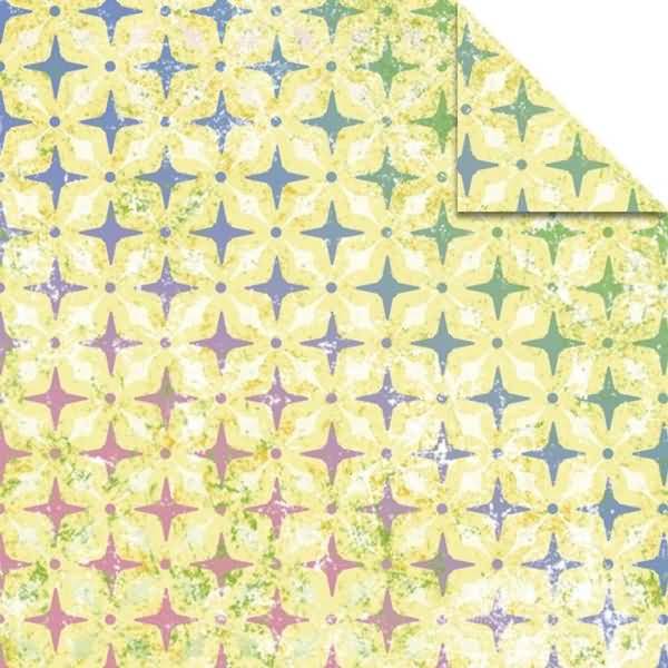 Faltblätter Aurelio Stern Transparentpapier 115g/qm 14,8x14,8cm VE=33 BLatt Paradies gelb