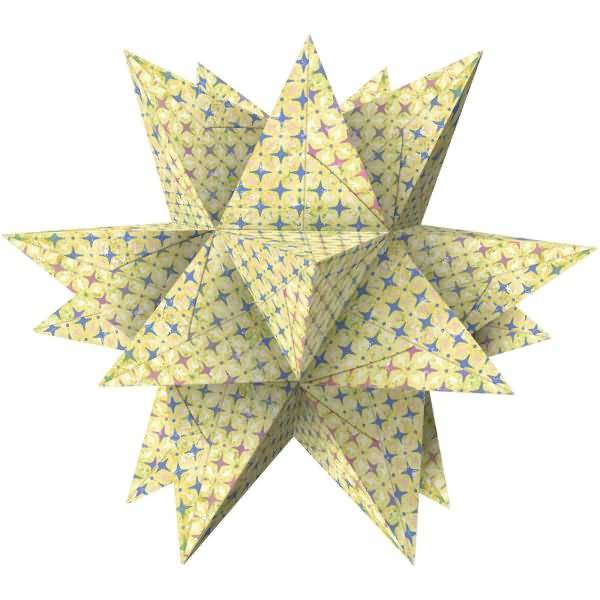 Faltblätter Aurelio Stern Transparentpapier 115g/qm 14,8x14,8cm VE=33 BLatt Paradies gelb