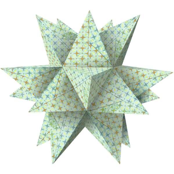 Faltblätter Aurelio Stern Transparentpapier 115g/qm 14,8x14,8cm VE=33 BLatt Paradies türkis