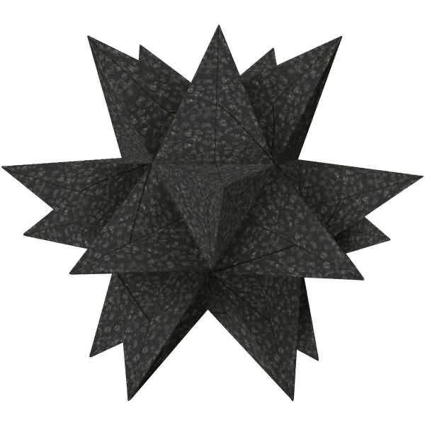 Faltblätter Aurelio Stern Pleasure 135g/qm 15x15cm VE=33 BLatt schwarz