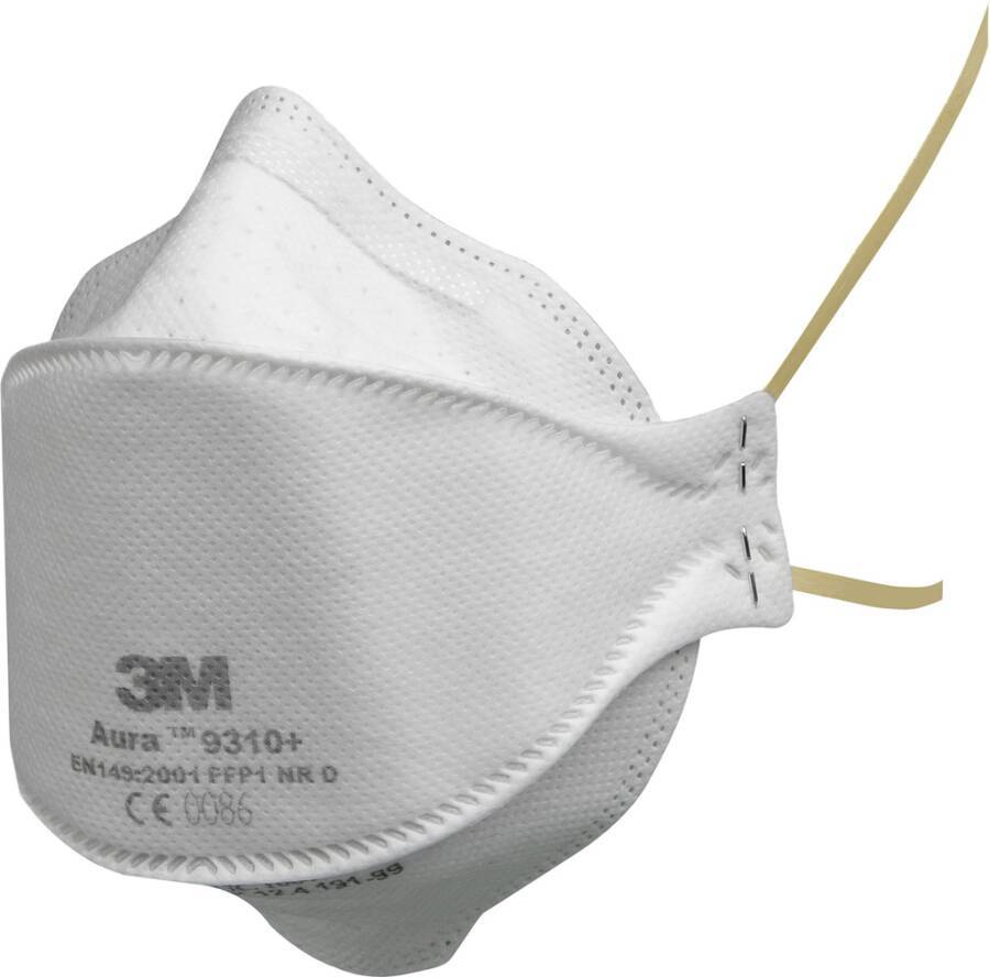 Partikelschutzmasken 3M™ Aura™ 7000088725 Schutzstufe EN 149:2001 FFP1 NR D Schutzwirkung gegen Partikel zum Grenzwert 4
