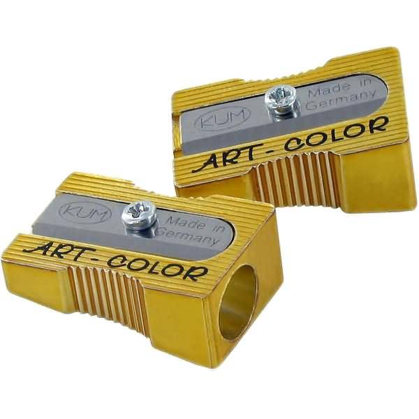 Bleistiftspitzer 300-1 Metall Keilform gelb