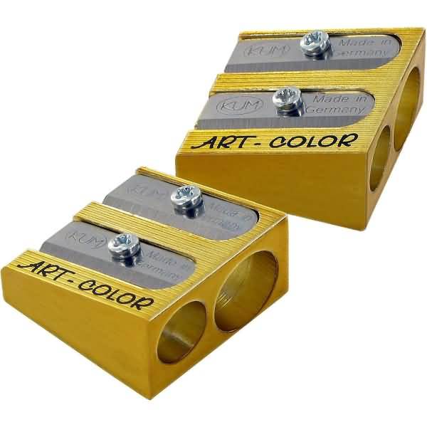 Doppelspitzer 300-2 Metall Keilform gelb