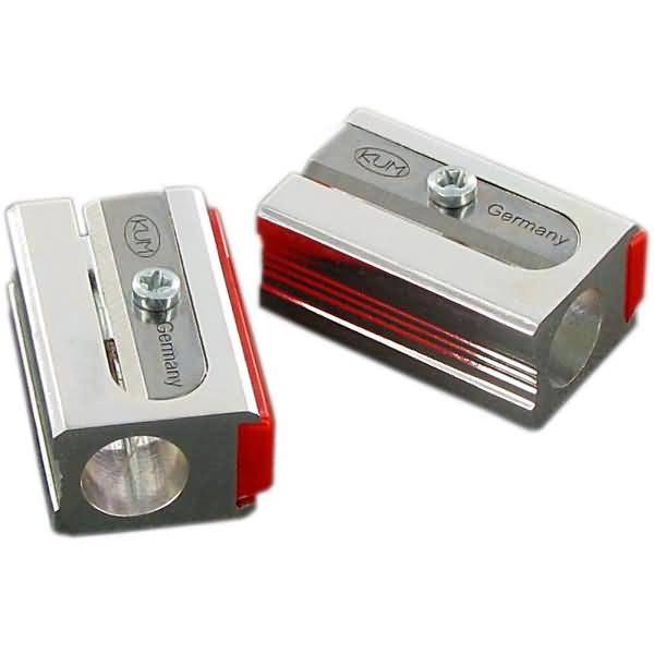 Bleistiftspitzer 420E Metall Blockform mit Ersatzmesser