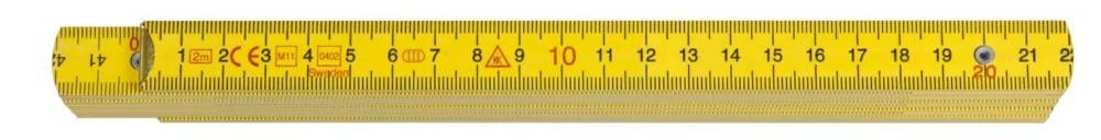 10 Stk. Hultafors Gliedermassstab H4010G