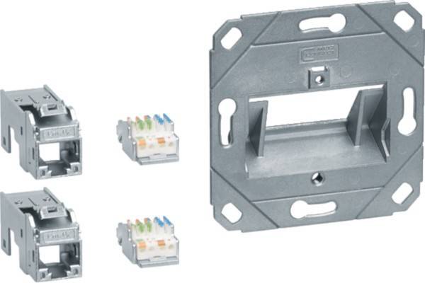 Tehalit Anschluss Modul 2x RJ45 GMKSRJ45C6A2