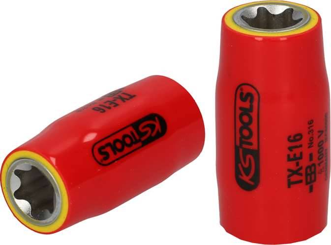 KS Tools 117.2353 1/2 Torx-E-Stecknuss mit Schutzisolierung, E10
