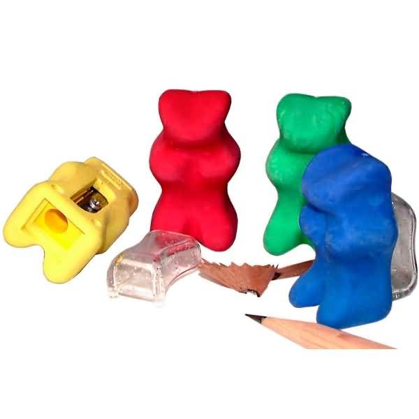 Radiergummispitzer Bärchen 5000 BU farbig sortiert