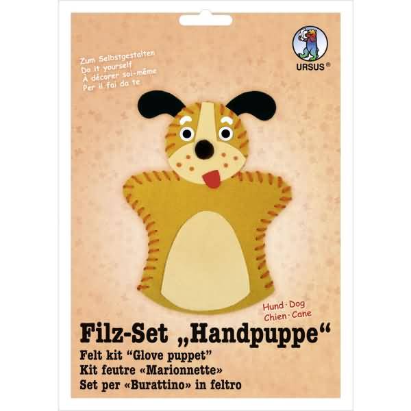 Filz-Set Handpuppe Hund