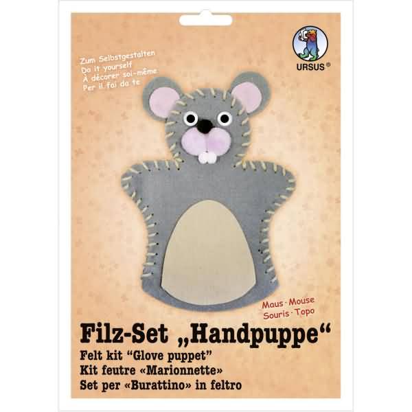 Filz-Set Handpuppe Maus