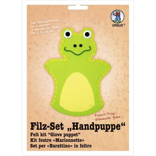 Filz-Set Handpuppe Frosch