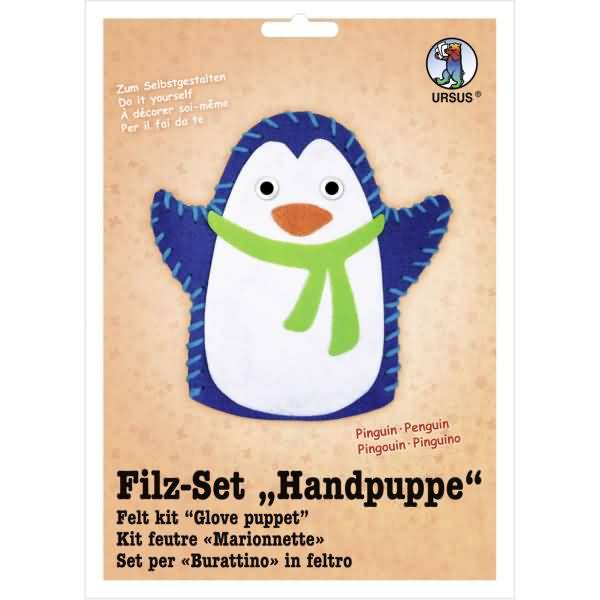 Filz-Set Handpuppe Pinguin