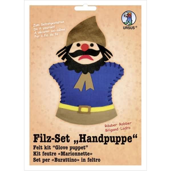 Filz-Set Handpuppe Räuber