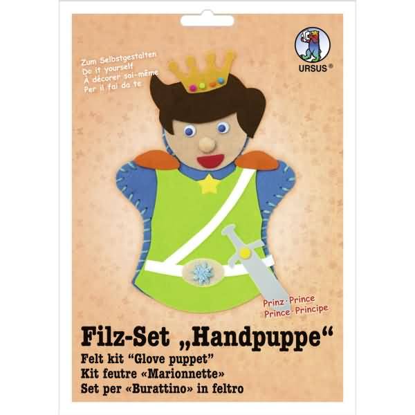 Filz-Set Handpuppe Prinz