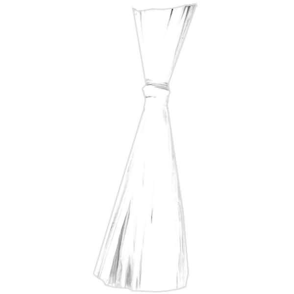 Edelbast matt 30m weiß