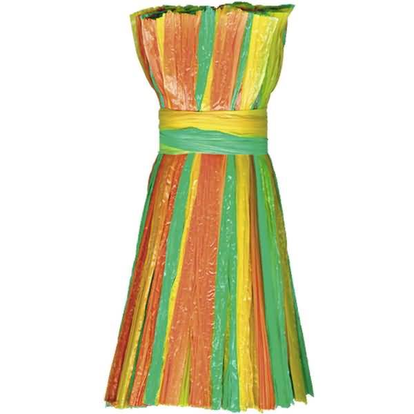 Edelbast matt Multicolor 30m grün/gelb/orange