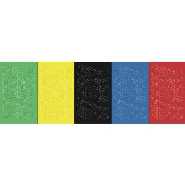 Moosgummi 2mm VE=130 Buchstaben sortiert