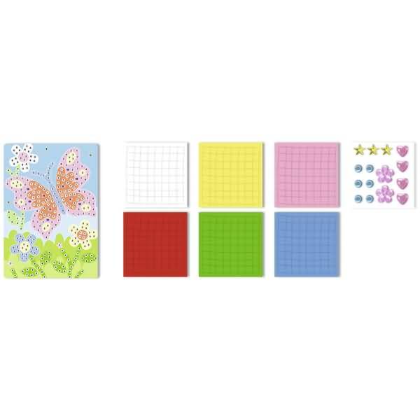 Moosgummi Mosaik Schmetterling