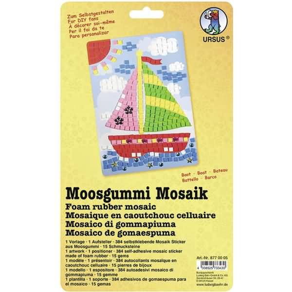 Moosgummi Mosaik Boot