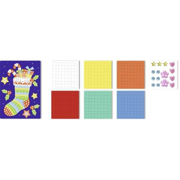 Moosgummi Mosaik Stiefelchen